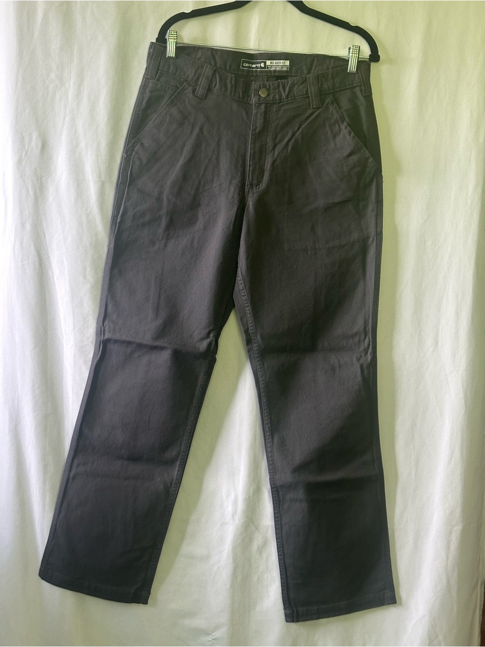 Carhartt Rugged Flex Relaxed Straight Work Pants Gray 32x32 NWT